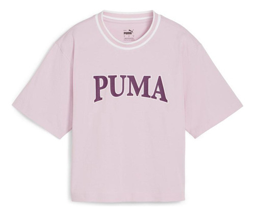Polera Puma Puma Squad Graphic Tee Rosado Mujer