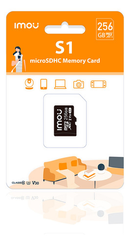 Tarjeta De Memoria Imou Microsd Sdhc S1 C10 Interior 256gb