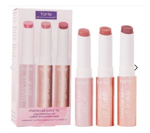 Mini Maracuja Juicy Lip Rosy Essentials Set Tarte Cosmetics