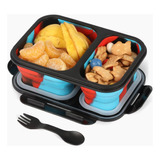 Lunchera Foot Plegable De Silicona Varon Doble Camuflada.