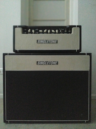 Amplificador Singletone Big Twenty + Caja 2x12 Celestion Wgs