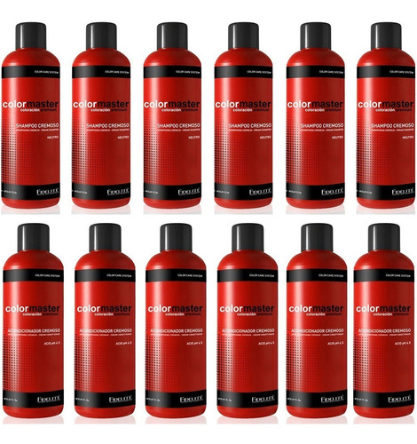 Kit Shampoo Neutro X6+ Acondicionador  Acido X6 Fidelite 1 L