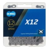 Cadena Bicicleta Kmc X12 V. Silver, 126 Eslabones