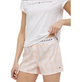 Tommy Hilfiger Pijama De Mujer Short Set White/coral