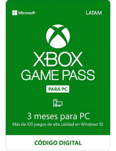 Xbox Game Pass Para Pc