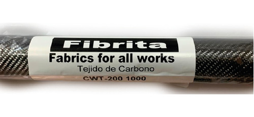 Fibra Tela Carbono Twill 1 X0,5 M - Arreglo Paletas De Padel