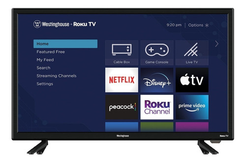 Television Westinghouse Roku Tv Hd Led Pantalla 32 Pulgadas