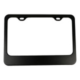 Marco Portaplaca Metalico Negro Para Moto Placa Grande