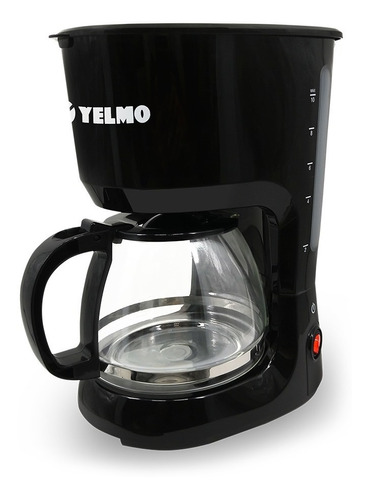 Cafetera Yelmo Ca-7108 Semi Automática Negra De Filtro 220v