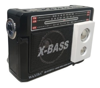 Radio Analogico Bluetooth  Usb/tf/fm/mp3 + Linterna Portable