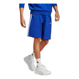 Short adidas Essentials 3 Stripes Hombre Azul