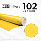 Lee Filters Rollo 102 Gelatina Light Amber Color Ambar Suave