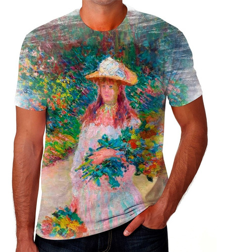 Camisa Camiseta Claude Monet Pintor E Artes Top 11