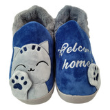 Gato Pantuflas Babuchas Cerradas. Envío Rápido 