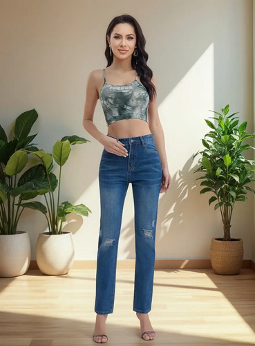 Jeans 2319 Jera Destruccion Para Mujer | MercadoLibre