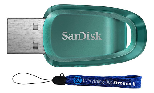  Unidade Flash Sandisk Ultra Eco Usb 3.2 De 128 Gb Gen 1 Usb