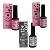 Kit Vólia 3 Top Coat Silver + Pink + Cover 