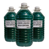 Jabon Liquido Verde Tradicional P/ropa Baja Espuma 5l X 3 U.