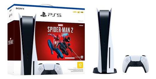 Console Sony Playstation 5 Mídia Física + Jogo Spider-man 2