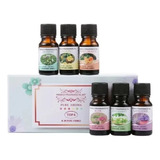 Set De 6 Esencias Para Humidificador Aceite Aromaterapia