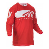 Jersey Fly Racing Rojo Kinetic Shield Niño