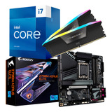 Kit Intel Core I7 13700k   Gigabyte Z790m Aorus Elite  32gb