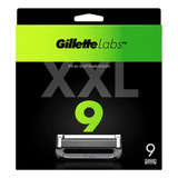 Gillette Labs Lâmina Barbear Recargas Com 9 Laminas Xxl