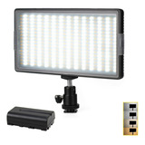 Iluminador Led Light 416 Color Para Foto E Video + Bateria