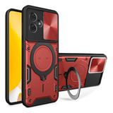 Funda Estuche Con Protector Cam Antichoque Para Motorola G54