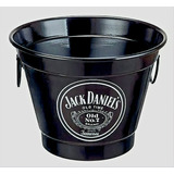 Balde De Gelo Cerveja Bebida Jack Daniels 6 Litros Cor Preto