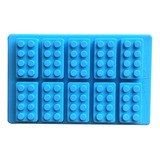Molde Silicona Bloques Legos Multiusos Repostería