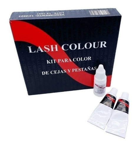 Kit Lash Color Tintura Pestañas Y Cejas