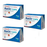 Aucic Caps Omega 3 Aceite De Pescado Trata Ojo Seco  90 Caps