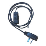 Cable Con Tecla ,enchufe Para Velador/lámparas X 10 Unidades