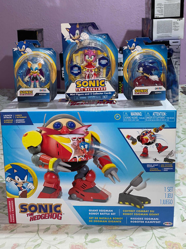 Sonic The Hedgehog, Giant Eggman Robot Battle Set, Sonic