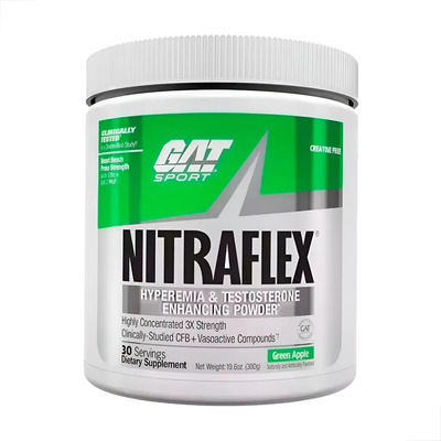 Suplemento en polvo Gat Nitraflex (30 Servicios) Sabor MANZANA VERDE | Envío gratis