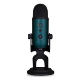 Micrófono Blue Yeti Condensador Omnidireccional Color Teal