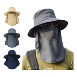 Sombrero De Protección Solar Uv Para Cuello Y Cara