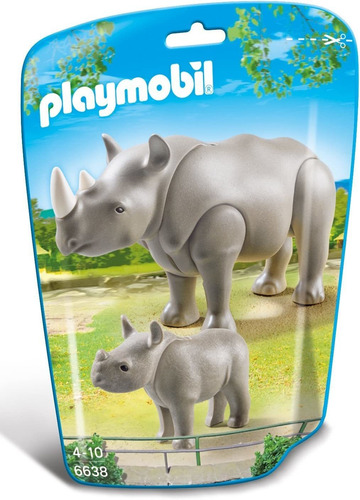 Playmobil Rhino Com Bebê