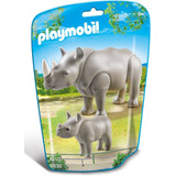 Playmobil Rhino Com Bebê