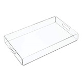 Bandeja Organizador En Acrilico Transparente 20x15x5