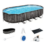 Piscina Tubular, Ovalada Power Steel Swim Vista Msi