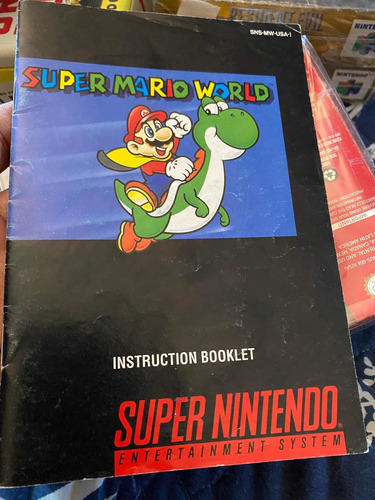 Super Mario World Manual Snes