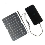 Cargador Solar Celular Usb Hembra 5w 5v Panel Solar 205x140