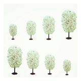 Alblinsy 8 Piezas De Árbol Blanco En Forma De Huevo Blanco P