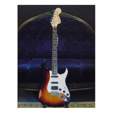 Fender Highway One Hss Stratocaster 2008 Usa 3-color Sunburs