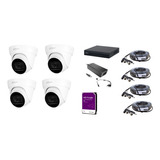 Kit 4 Camaras Domo Dahua Dvr 2mp 4 Canales Dd 1tb