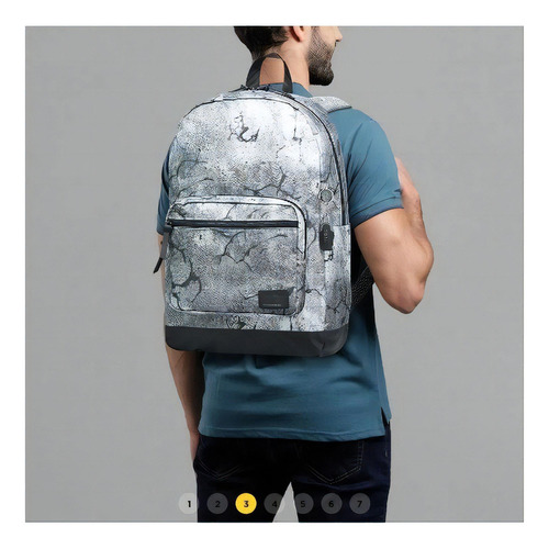 Morral Tocax - Estampado Color Gris 2yd