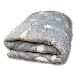 Cobertor Infantil Brilha No Escuro 1,80x2,00 Cor Lua