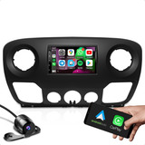 Midia Android Com Carplay Sem Fio + Moldura 2 Din 7  Renault